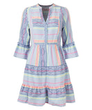 Joe brown Summer Stripe Tunic Dress: Blue / 8