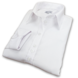 Grenouille Ladies Long Sleeve White Oxford Shirt: size 10