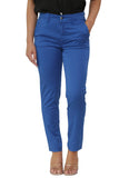 Peg Leg Trousers: Royal Blue / 27 / XL