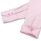 Grenouille Ladies Long Sleeve Pink Cotton Oxford Shirt: uk14