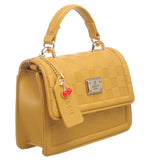 EMBOSSED MULTIWAY WITH CHERRY CHARM: Green