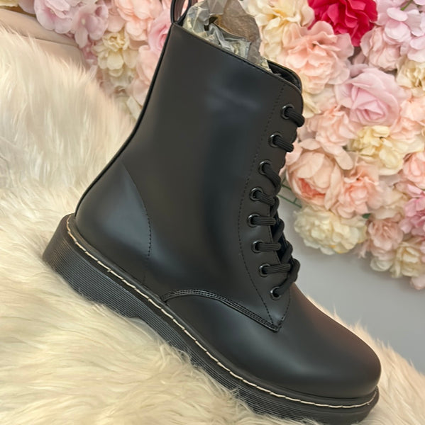 Matte DM style boots