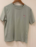 FLAMINGO EMBROIDERED T-SHIRT M235: Rose