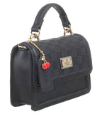 EMBOSSED MULTIWAY WITH CHERRY CHARM: Green