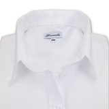Grenouille Ladies Long Sleeve White Oxford Shirt: size 10