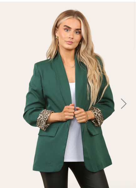 Green blazer