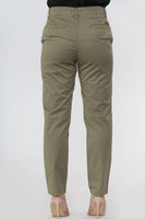 Peg Leg Trousers: Royal Blue / 27 / XL
