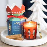 Nutcracker Festive Spice Christmas Cracker Candle