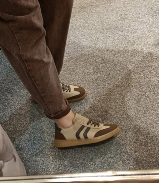 Brown trainers