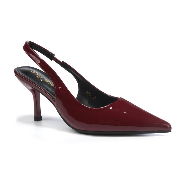 Wine slingbacks