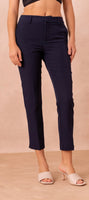 Tailored ankle grazer navy