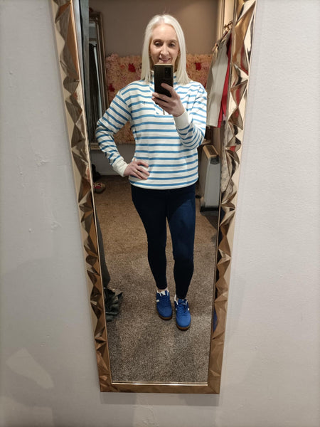 Lighthouse 1/4  zip sweater