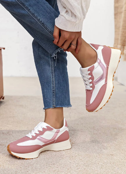 Pink trainers