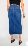 Denim Midi Skirt