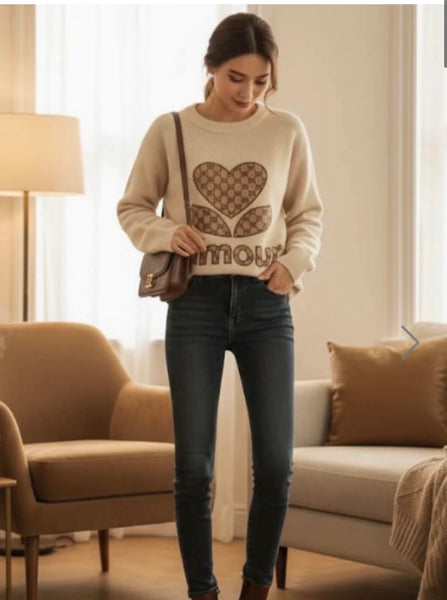 Amour knit jumper