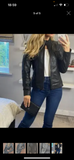 Real leather biker jacket size up 2 sizes