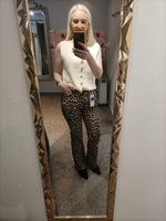 Leopard jeans