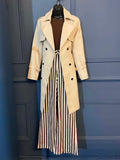 Cream trench coat
