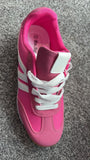 Pink trainers