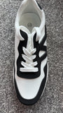 Black white trainers