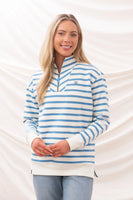 Lighthouse 1/4  zip sweater