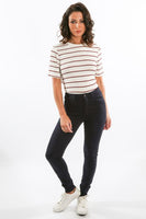 Dark Blue High Waisted Super Stretch Jeans toxik