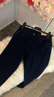 Navy jeans short leg 27