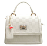 EMBOSSED MULTIWAY WITH CHERRY CHARM: Green