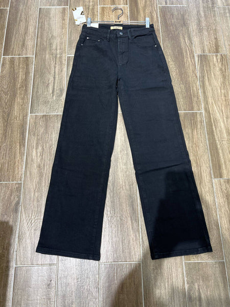 Black Wide Leg Voggo Jeans