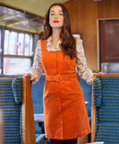 Autumn Days Stretch Cord Pinafore: TBC / 12
