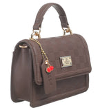 EMBOSSED MULTIWAY WITH CHERRY CHARM: Green