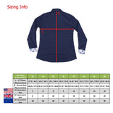 Grenouille Ladies Long Sleeve Pink Cotton Oxford Shirt: uk12