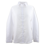 Grenouille Ladies Long Sleeve White Oxford Shirt: size 10